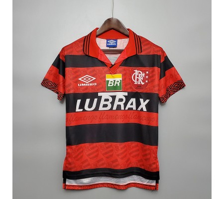 Flamengo 94/95 Home Black&Red Soccer Jersey